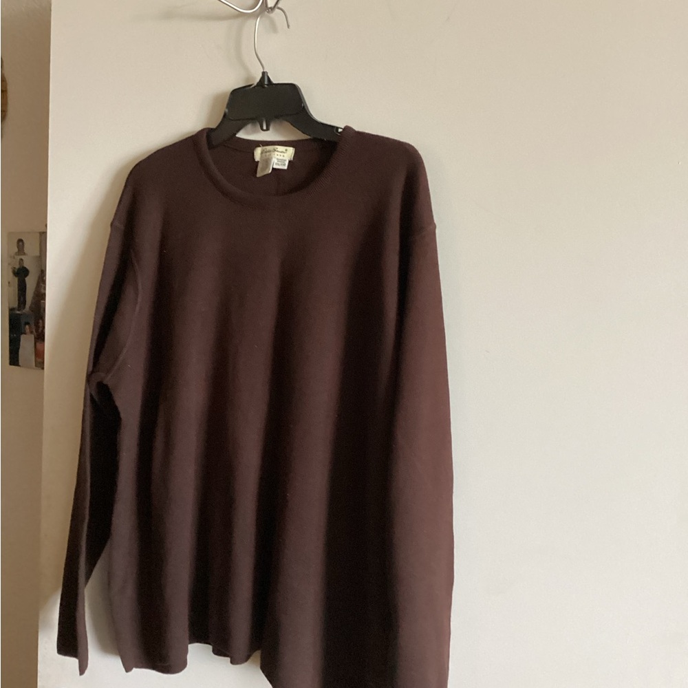 Eddie Bauer Women's Crewneck Sweater - Dark Brown